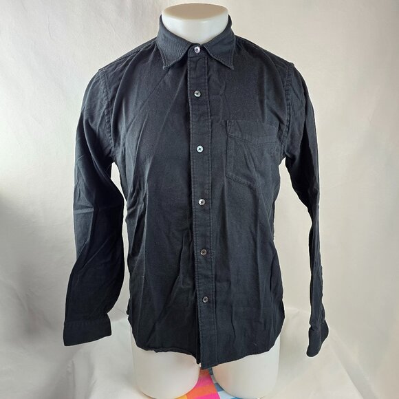 Buck Mason Other - Buck Mason Shirt Mens Medium Black Button Up Long Sleeve Pocket Rayon Casual